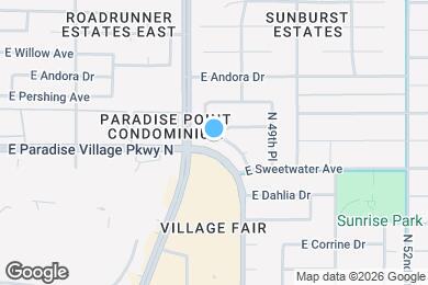Map image of the property - 13034 N 48th Pl