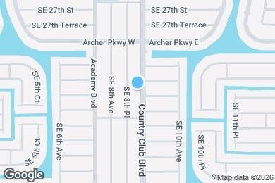 Map image of the property - 2910 Country Club Blvd