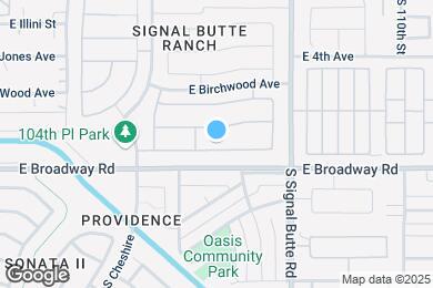 Map image of the property - 10646 E Bogart Ave