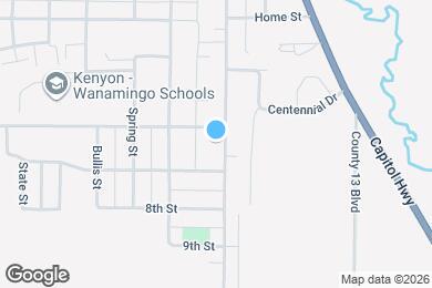 Map image of the property - 608 Red Wing Ave