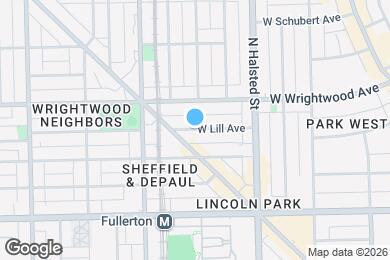 Map image of the property - 879 W Lill Ave