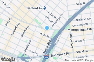 Map image of the property - 366 Metropolitan Ave