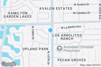 Map image of the property - 2821 N 107th Dr