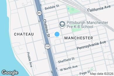 Map image of the property - 1419 N Franklin St