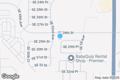 Map image of the property - 5305 SE 28th Ln