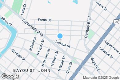 Map image of the property - 1511 N Dupre St