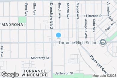 Map image of the property - 1645 Beech Ave