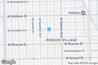 Map image of the property - 3451 N Hoyne Ave