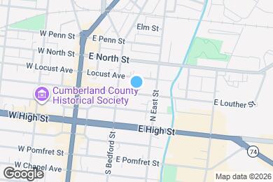 Map image of the property - 137 E Louther St