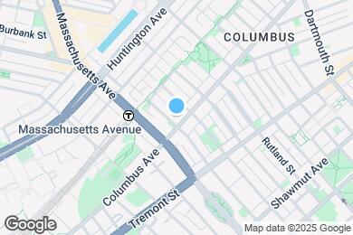 Map image of the property - 555 Columbus Ave