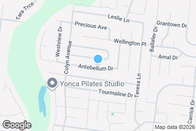 Map image of the property - 1632 Antebellum Dr