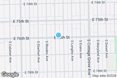 Map image of the property - 611 E 76th St