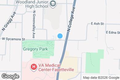 Map image of the property - 138 E Sycamore St