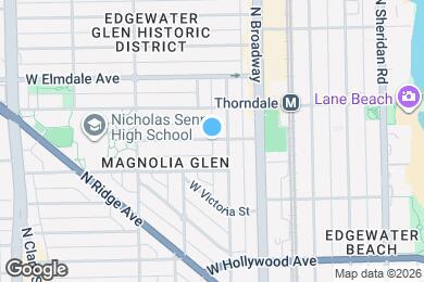 Map image of the property - 1244 W Rosedale Ave