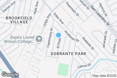 Map image of the property - 579 El Paseo Dr