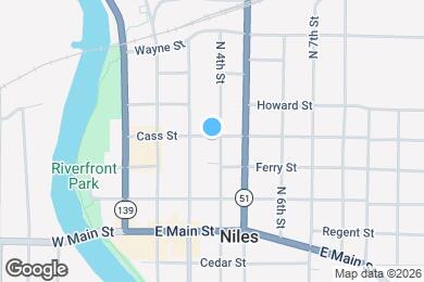Map image of the property - 424 N 4th St