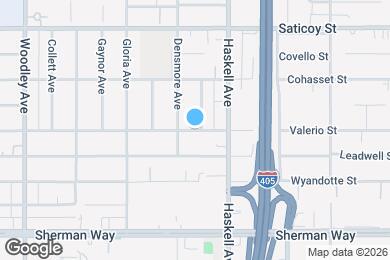 Map image of the property - 15741 Valerio St