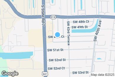 Map image of the property - 4460 SW 49th Ct