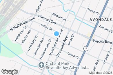 Map image of the property - 1301 N Orchard Knob Ave