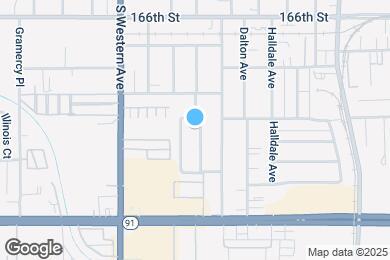 Map image of the property - 17011 La Salle Ave
