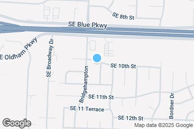 Map image of the property - 1004 SE Dover Dr