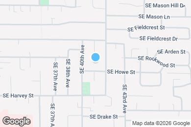 Map image of the property - 9621 SE 41st Ave