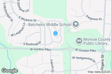 Map image of the property - 1443 W Westwind Ct