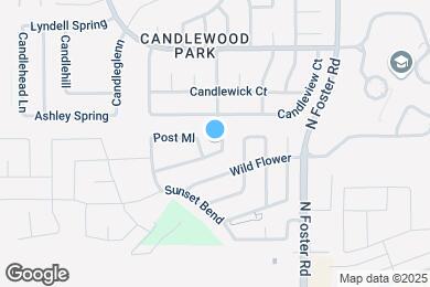 Map image of the property - 2711 Candle Ridge Dr