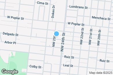 Map image of the property - 2123 Delgado St