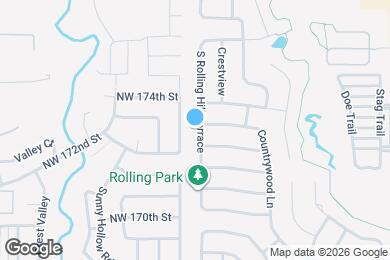 Map image of the property - 801 Rolling Hill Terrace