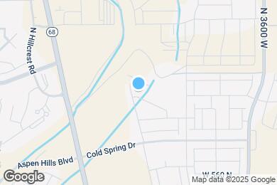 Map image of the property - 894 N Hillcrest Rd