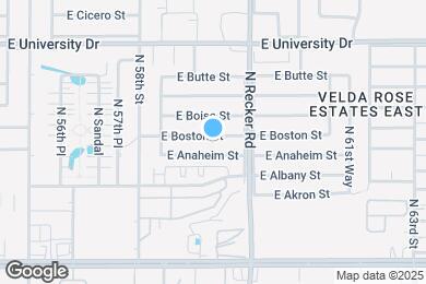 Map image of the property - 5921 E Boston St