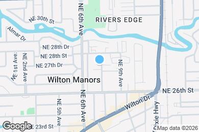 Map image of the property - 2725 NE 8th Ave