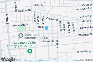 Map image of the property - 502 Lehman St
