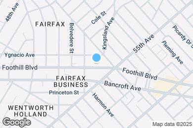 Map image of the property - 5432 Foothill Blvd