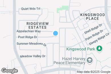 Map image of the property - 5217 Post Ridge Dr