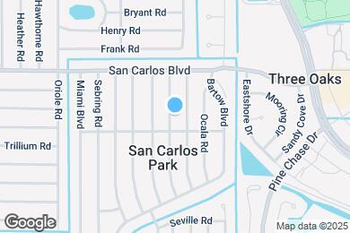 Map image of the property - 18533 Orlando Rd