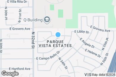 Map image of the property - 3419 E Angela Dr
