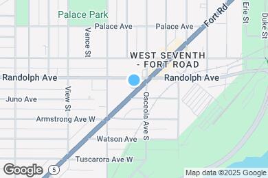 Map image of the property - 1033 7th St W