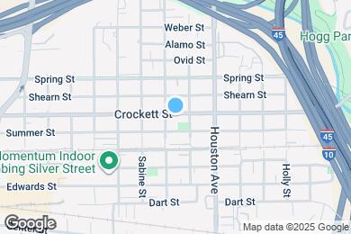 Map image of the property - 1611 Crockett St