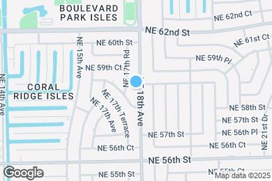 Map image of the property - 5831 NE 18th Ave