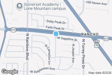 Map image of the property - 8392 W Sapphire St