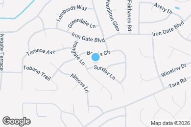 Map image of the property - 1108 Sunday Ln