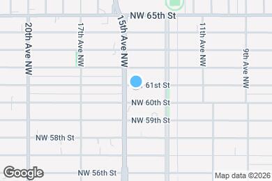 Map image of the property - 1443 NW 61st St