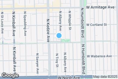 Map image of the property - 1810 N Albany Ave