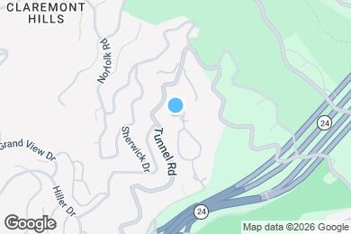 Map image of the property - Parkwoods Oakland 2/2 Condo with beautiful amenities