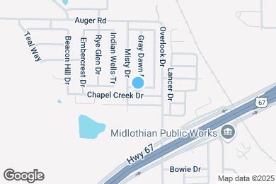 Map image of the property - 1106 Sage Brush Tr
