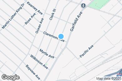 Map image of the property - 23 Claremont Ave
