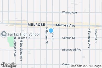 Map image of the property - 619 N Vista St