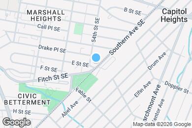 Map image of the property - 5412 E St SE